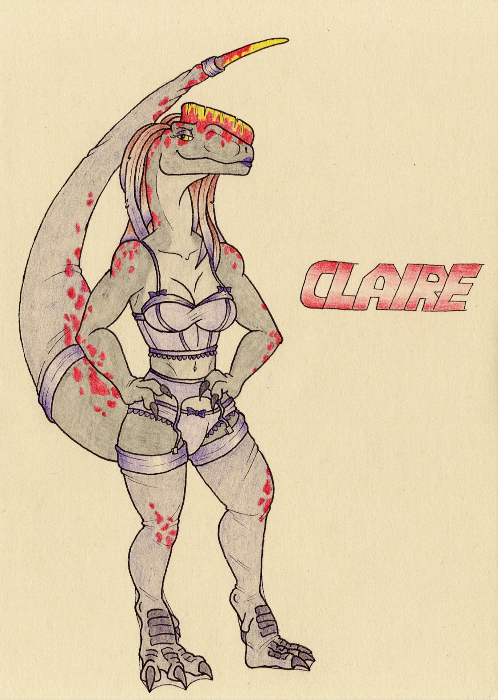 Dinosaurs in Lingerie Day 2023 by Janek5 Fur Affinity dot net