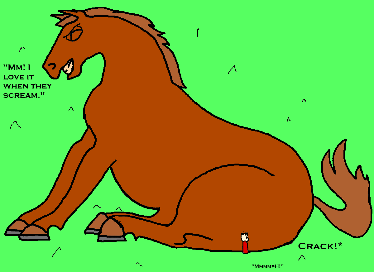 Animal buttcrush