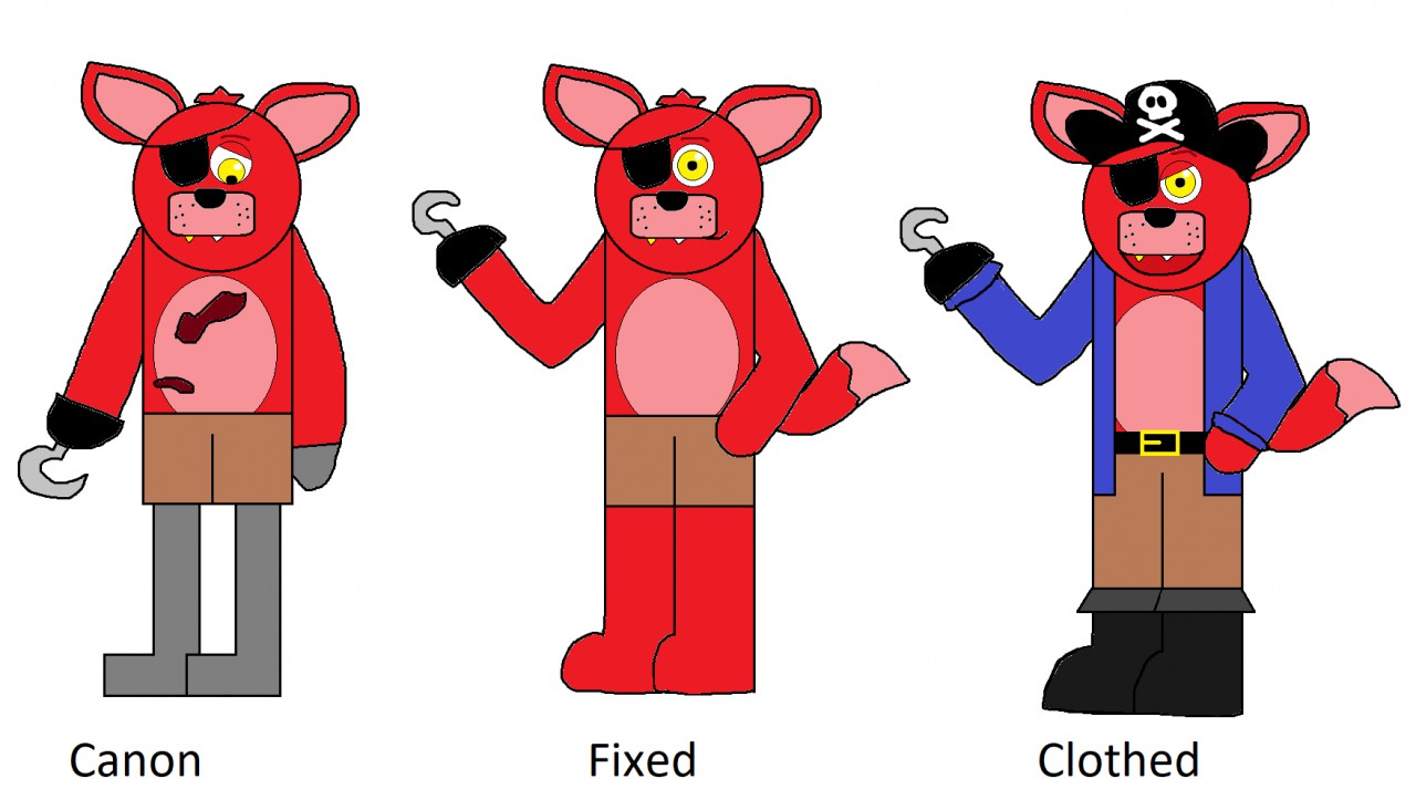 Fixed Foxy, Fnaf drawings, Fnaf foxy, Fnaf