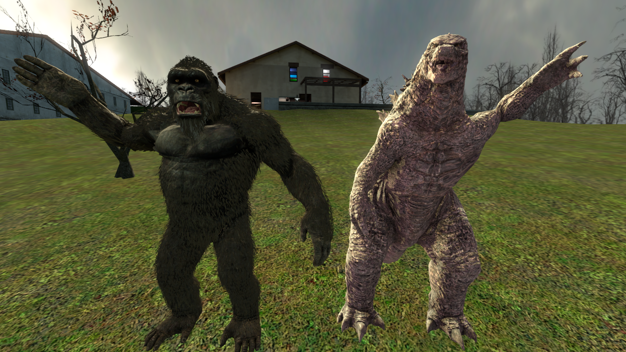 King Kong & Godzilla GTA 5 Mods are now available for download