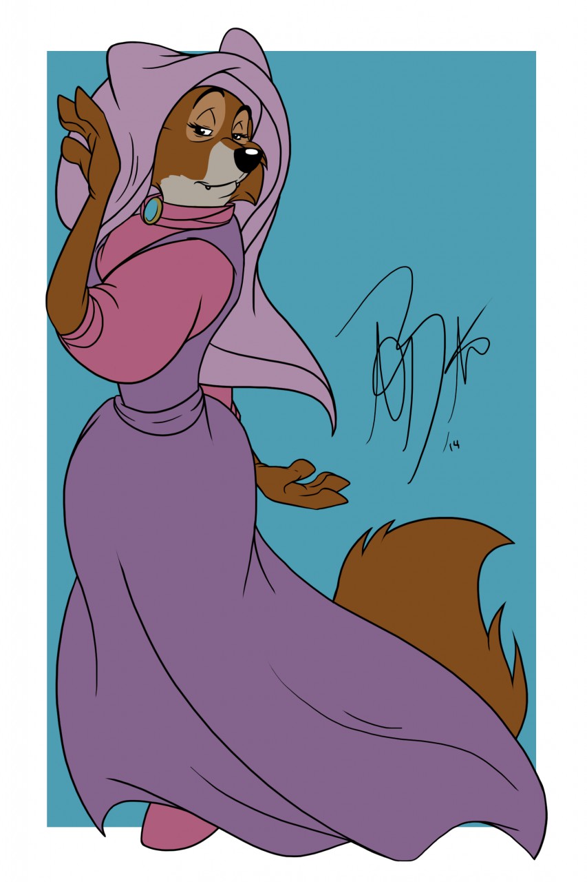 Maid Marian Fox by JargonIceDragon -- Fur Affinity [dot] net