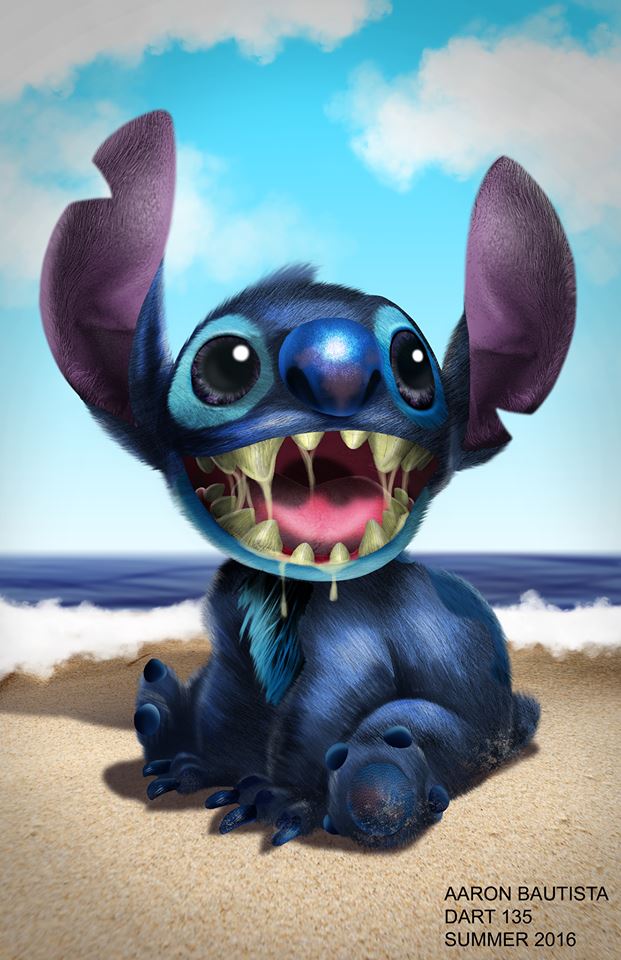 lilo and stitch fan art realistic