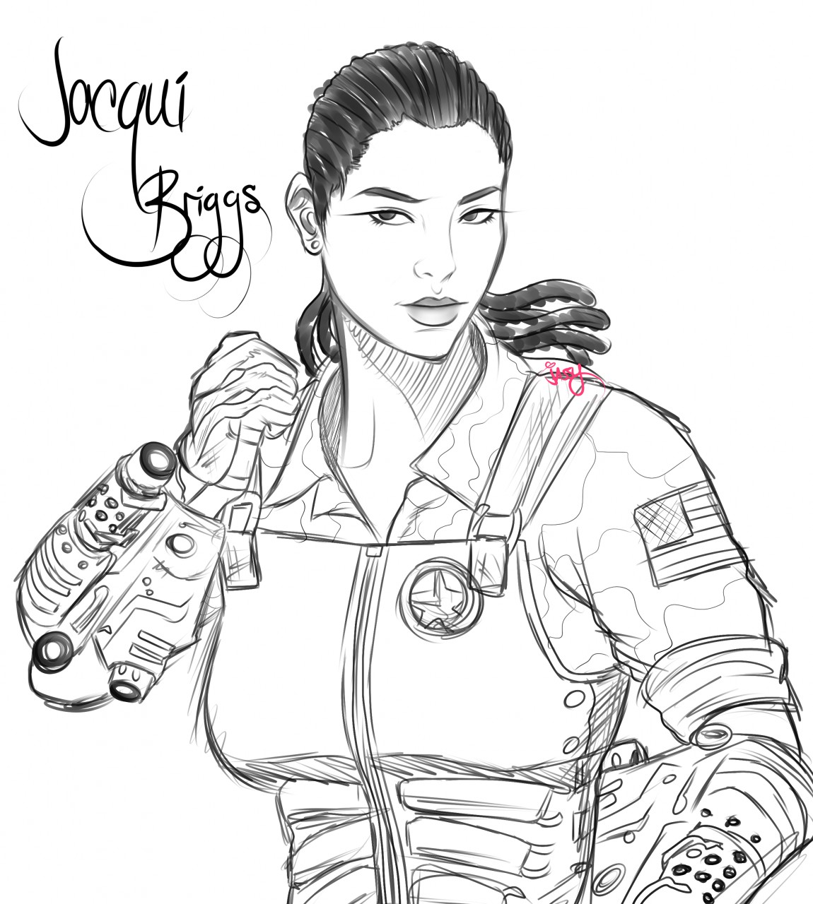 Jacqui Briggs WIP by Jassy_Coco -- Fur Affinity [dot] net