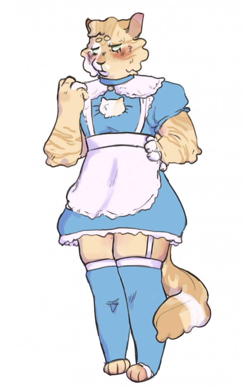 sometimes yjust gotta draw maid by jayb1rd -- Fur Affinity [dot] net