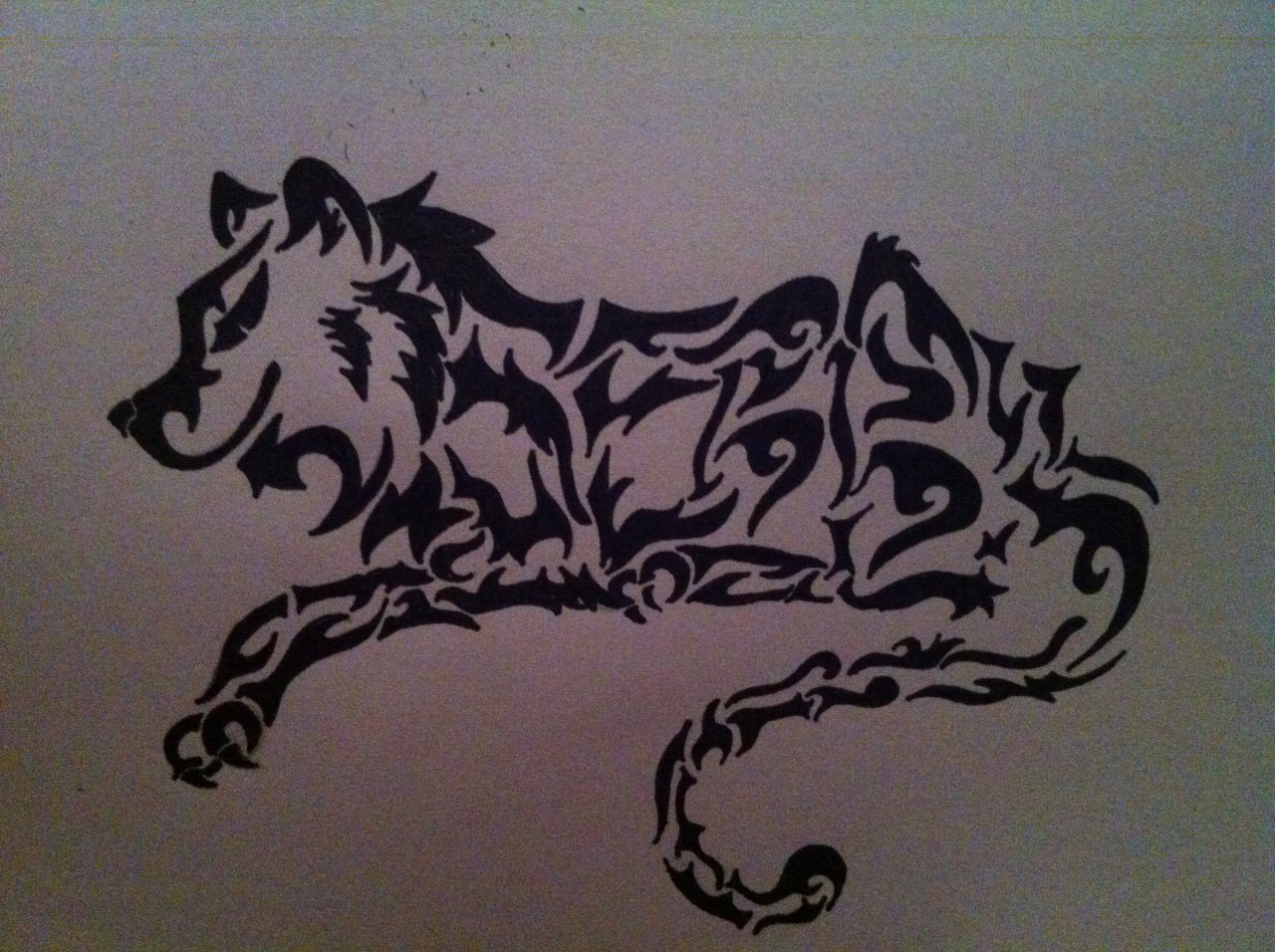 Tribal Panther -- Tattoo Design? by Jaydeness -- Fur Affinity [dot] net