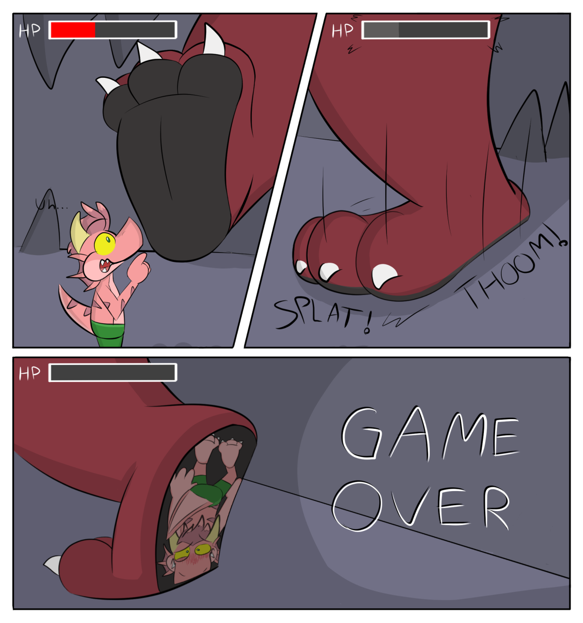 Game Over - Chair (Animated!) by PadlockedPadding -- Fur Affinity