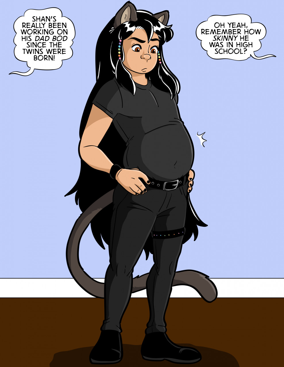 catwoman weight gain comic