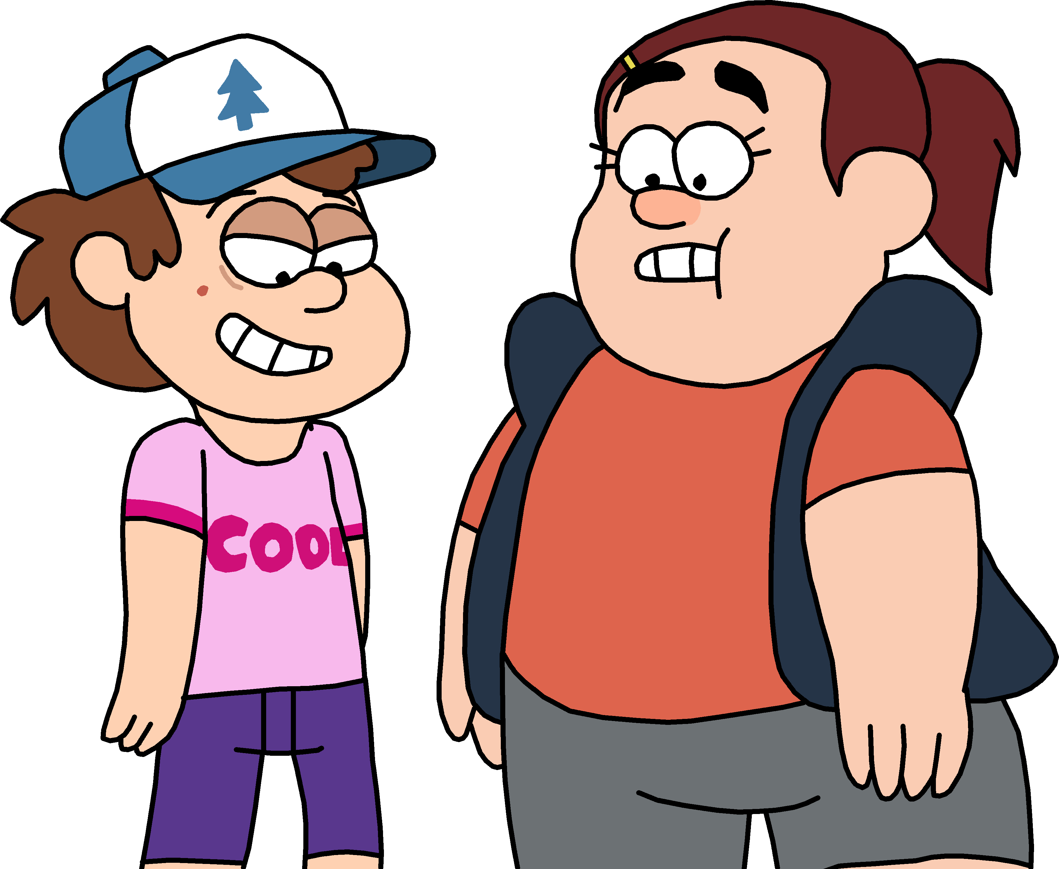 Dipper and Grenda Become Each Other by JayTheBrainMann -- Fur 