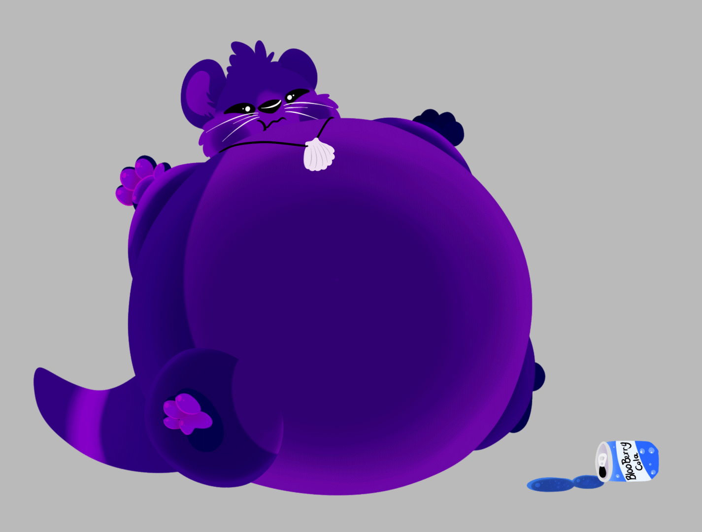 inflation animation blueberry