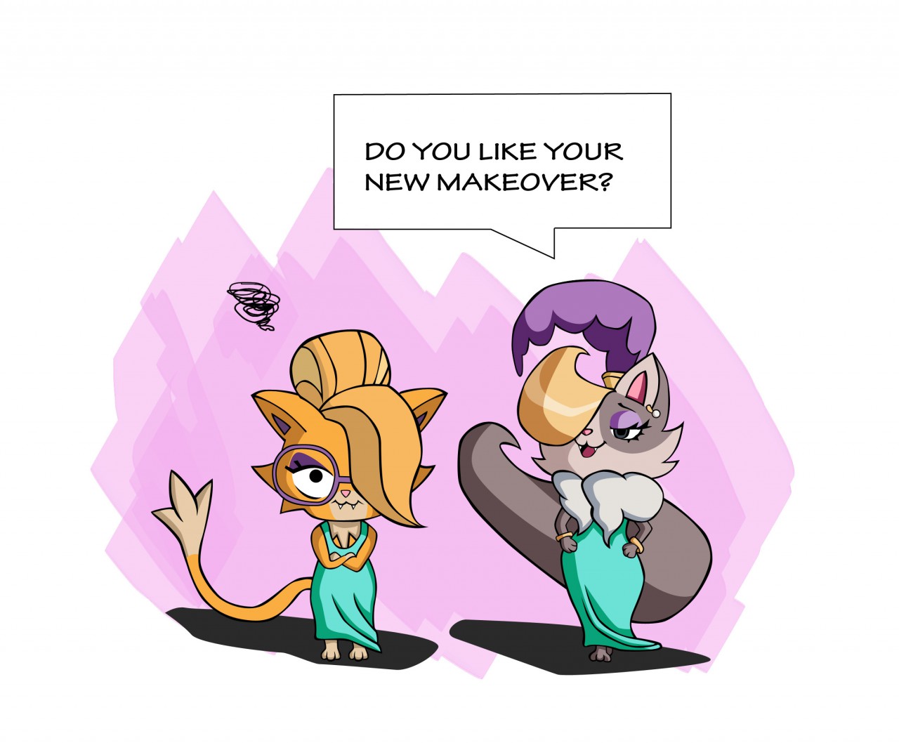 Tess And Lady Meowmalade From Super Lucky S Tale By Jblrules316 Fur Affinity Dot Net