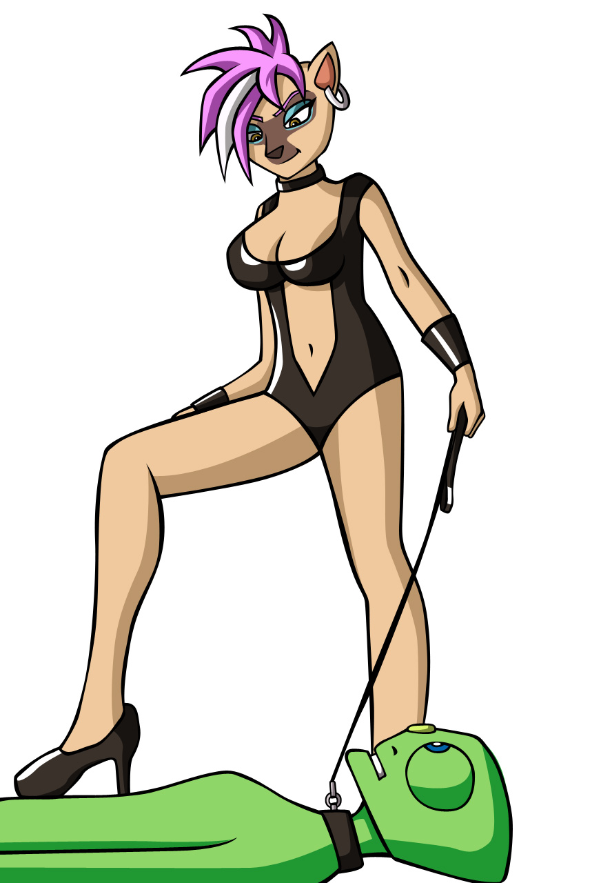 Rimba Racer Vyxx dominating Meelo by jblrules316 -- Fur Affinity [dot] net