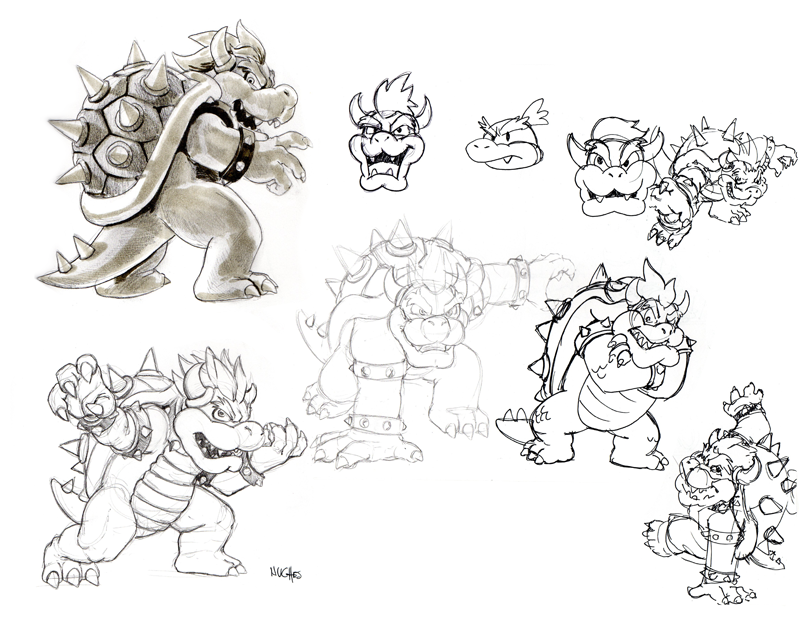 Learn How To Draw Bowser From Super Mario (super Mario), 46% Off