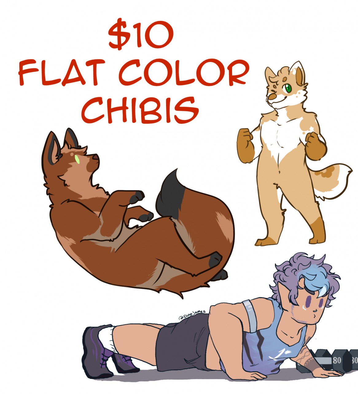 10 Flat Color Chibi By Je Musu Fur Affinity Dot Net