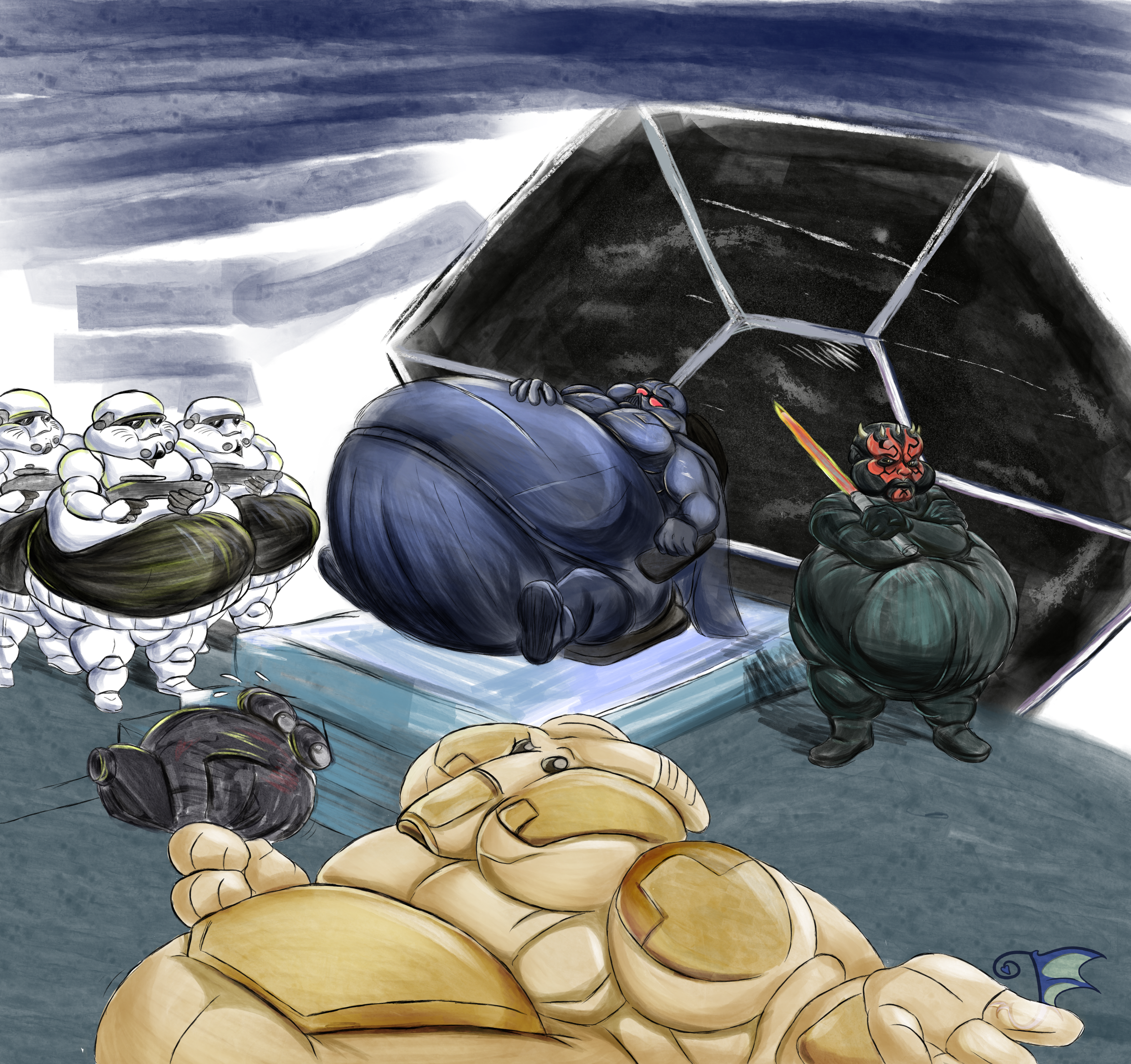 Lard Wars by je0000backup -- Fur Affinity [dot] net