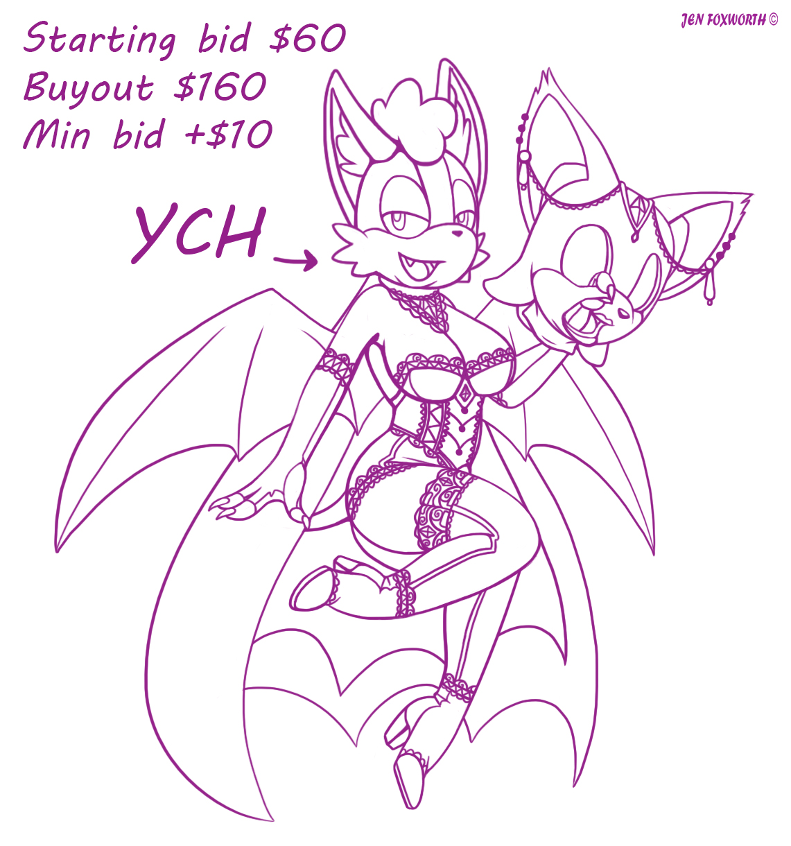 Vampire Queen Rouge YCH suit by Jen-Foxworth -- Fur Affinity [dot] net