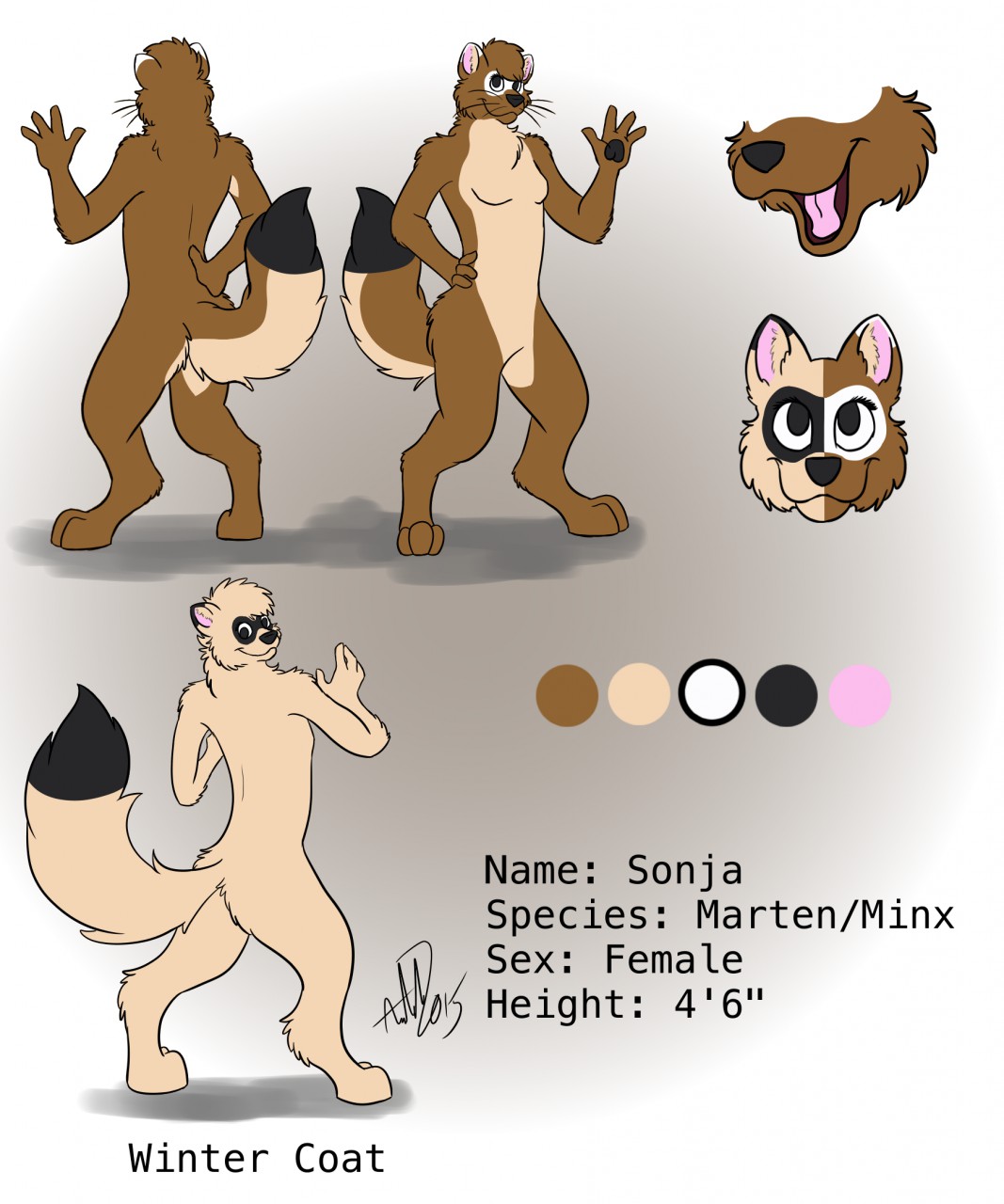 Commission - Sonja Reference by Jersey-The-Devil -- Fur Affinity [dot] net