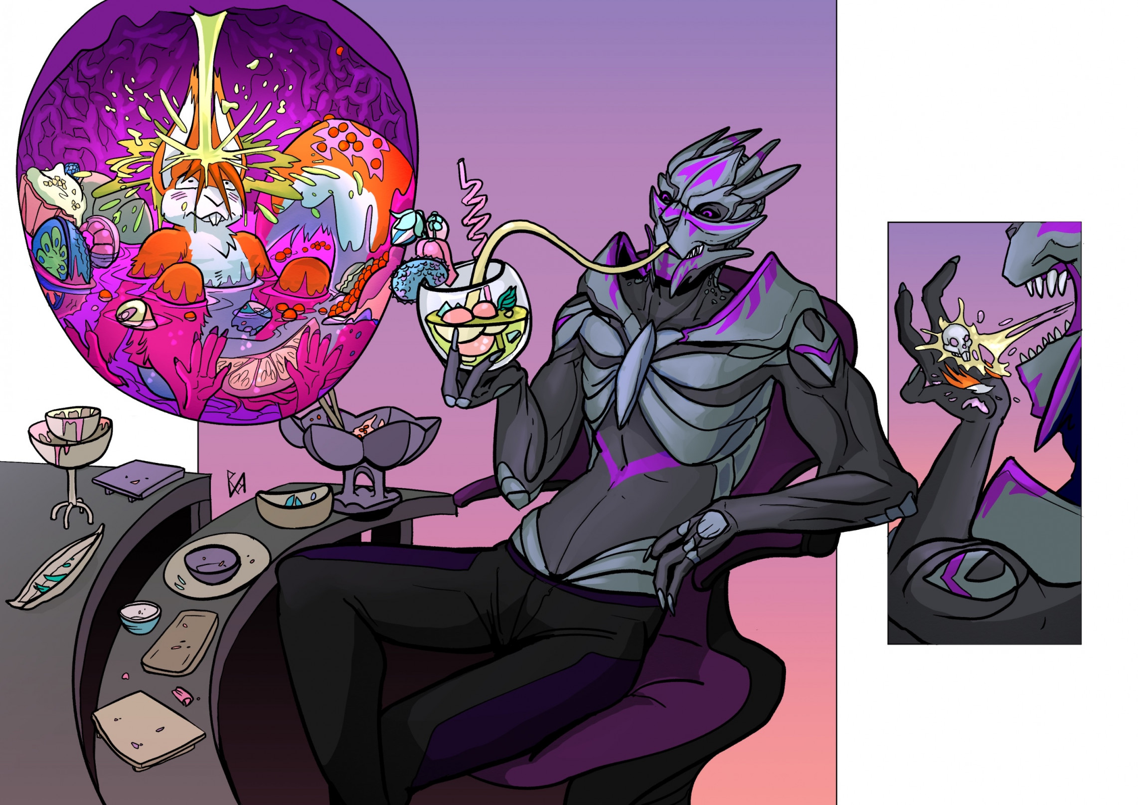 Turian Buffet by Jeschke -- Fur Affinity [dot] net