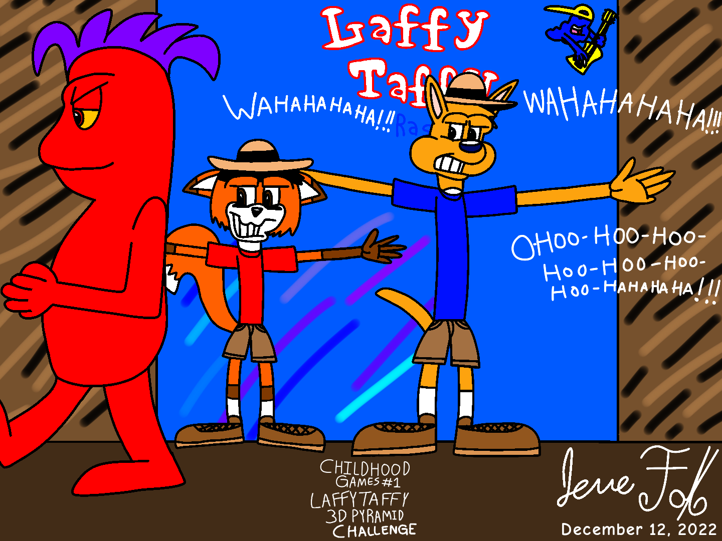 Childhood Games #1 Laffy Taffy 3D Pyramid Challenge by JesseFurry1999 --  Fur Affinity [dot] net