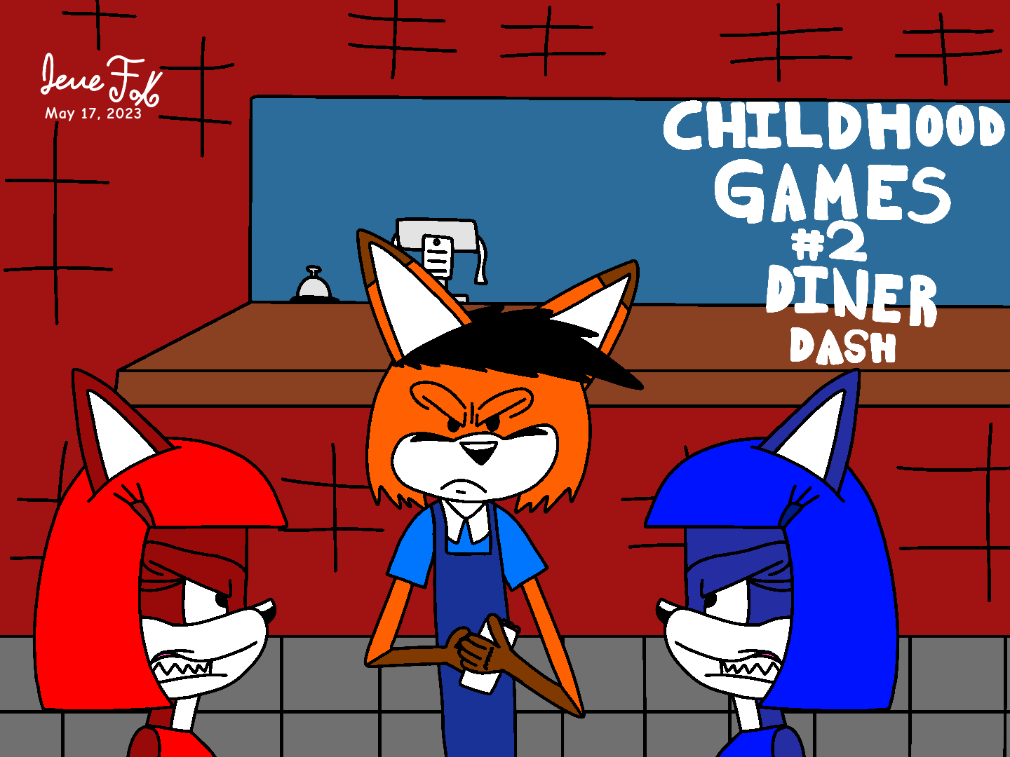 Childhood Games #2: Diner Dash by JesseFurry1999 -- Fur Affinity [dot] net