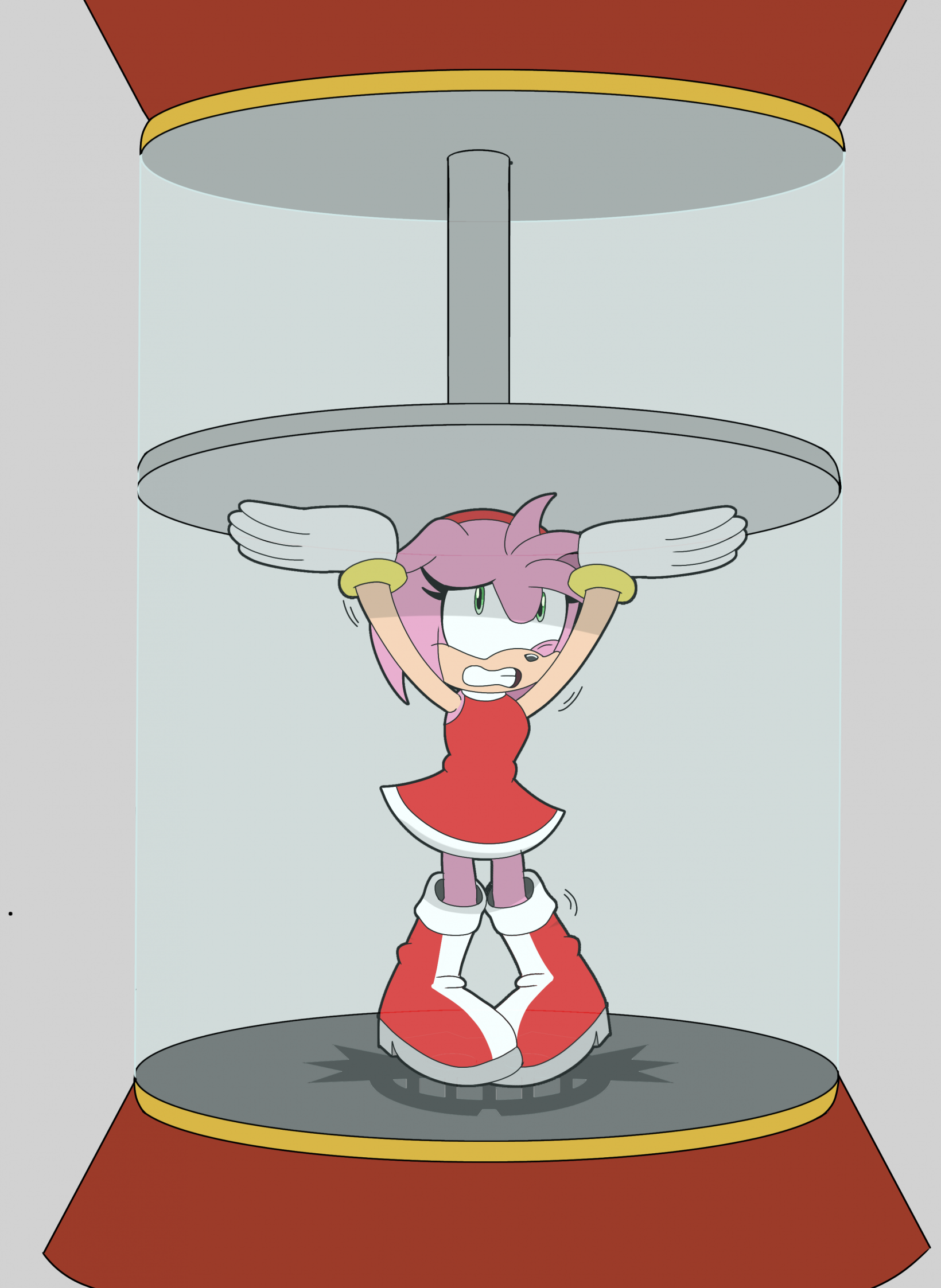 COMMISSION] Amy in the laboratory (1/4) by JessTheHedgehog1 -- Fur Affinity  [dot] net