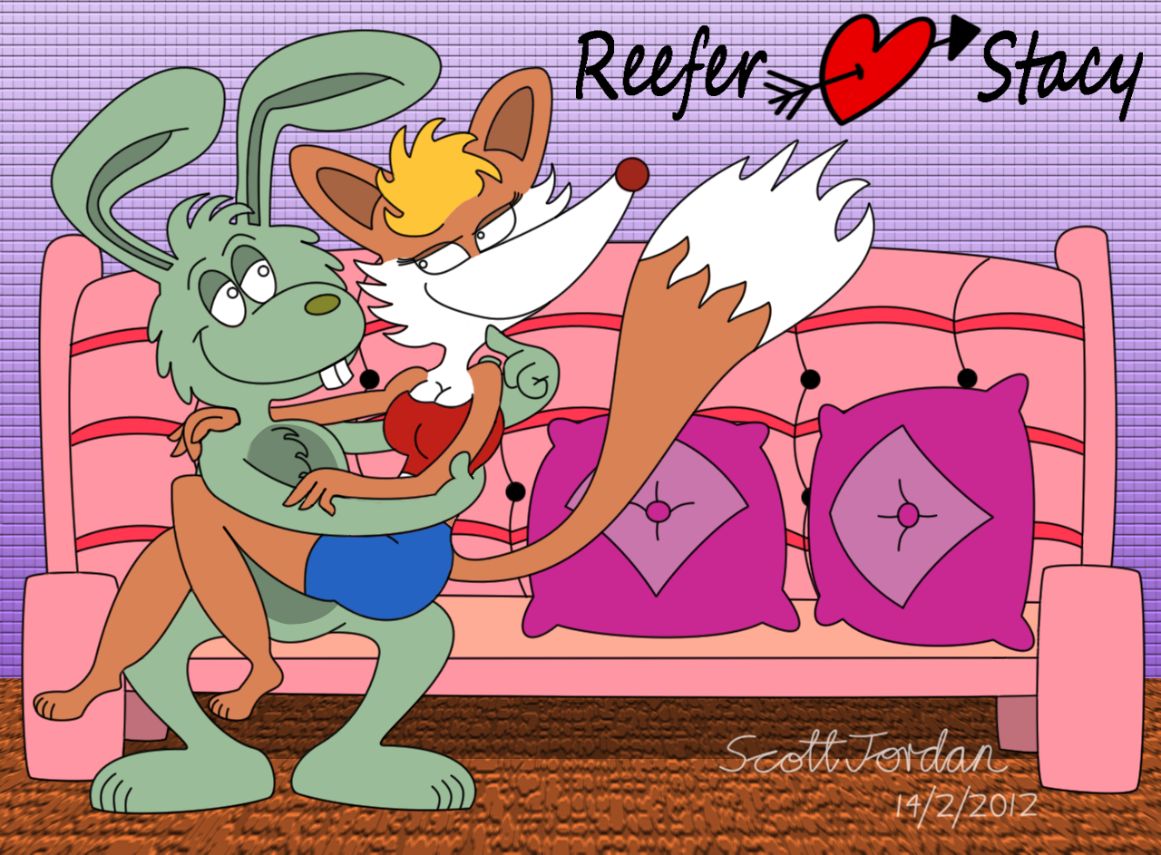 Reefer Rabbit and Stacy Fox Valentine by Jett-Perrobone -- Fur Affinity  [dot] net