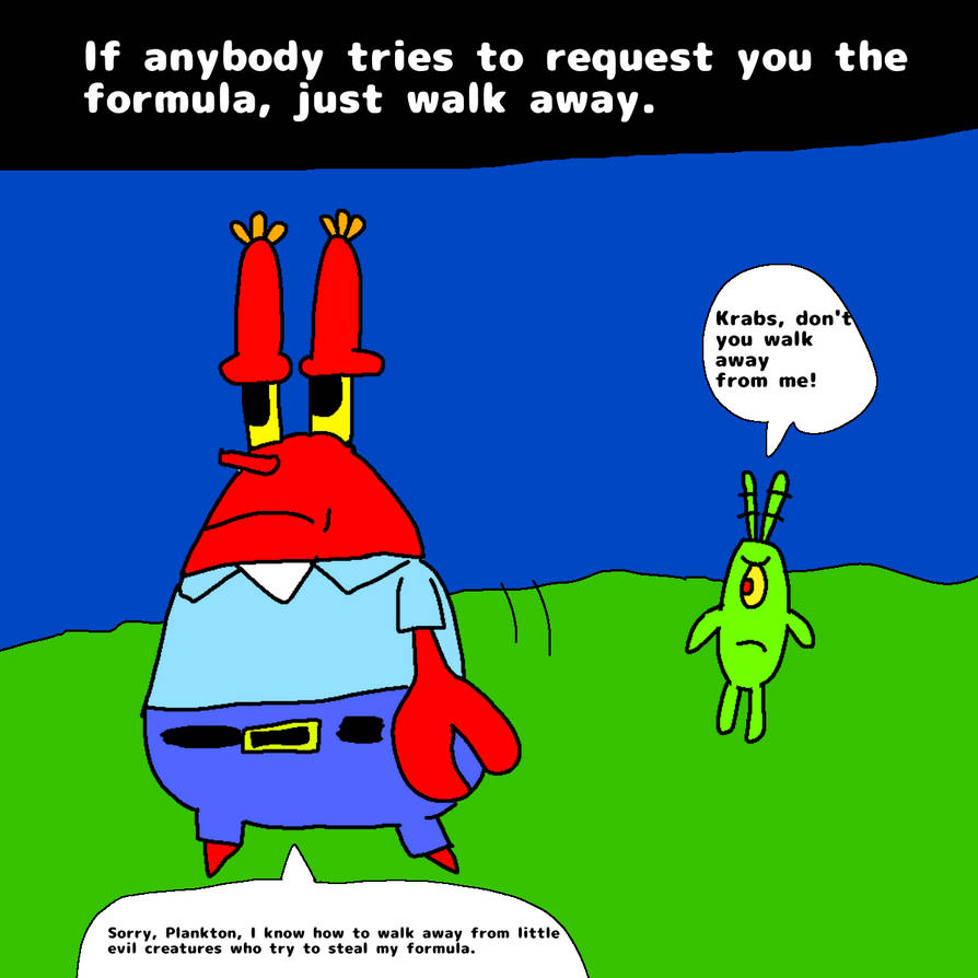 plankton and mr krabs