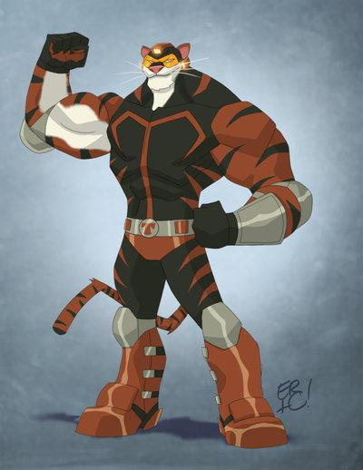 tiger man superhero