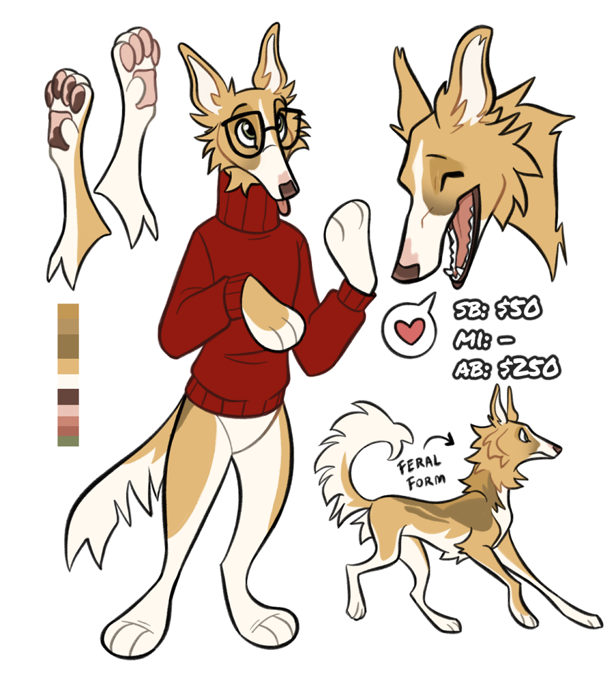 Silken Windhound Adopt [CLOSED] by JINHOUZ -- Fur Affinity [dot] net