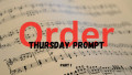 Thursday Prompt - Order (Part 1): Permutation