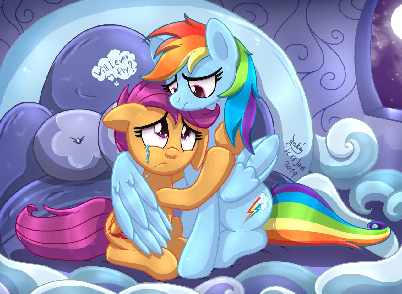 Mlp Fim Rainbow Dash Comforting Scootaloo V 1 By Joakaha Fur Affinity Dot Net See more ideas about rainbow dash, rainbow, equestria girls rainbow dash. mlp fim rainbow dash comforting