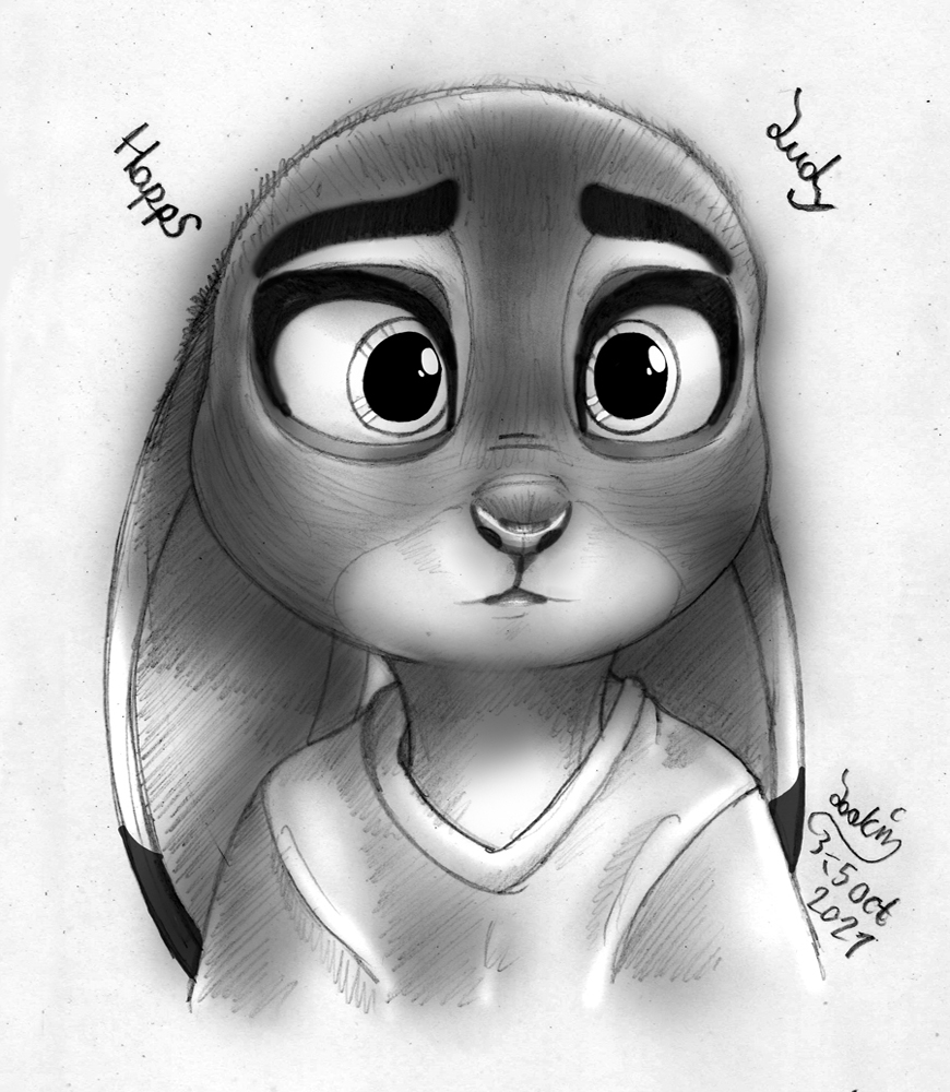 Zootopia - Judy Hopps 7 by Joakaha -- Fur Affinity [dot] net