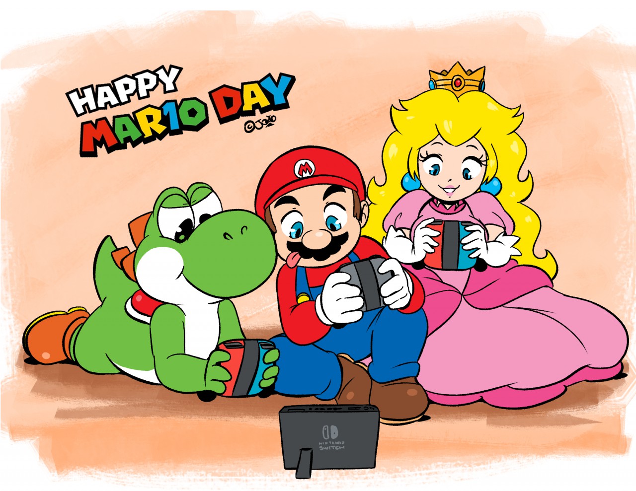 Cat Mario - Happy MAR10 Day + Speed Art by joaoppereira -- Fur Affinity  [dot] net