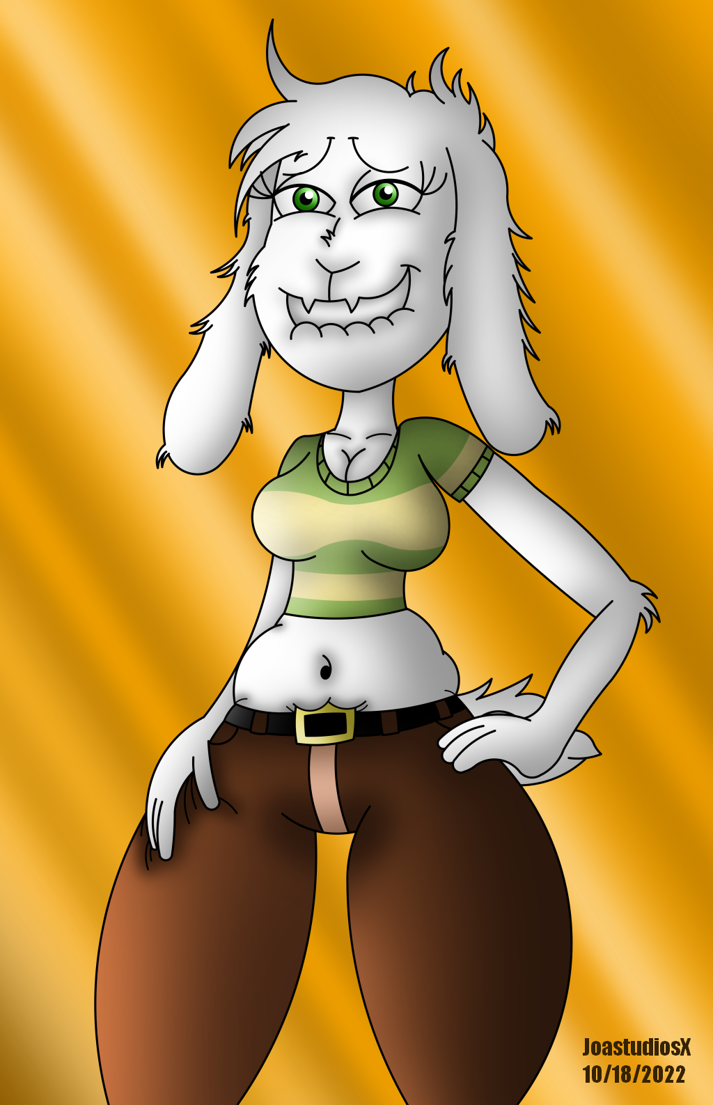 Rule 63: Asriel Dreemurr by JoastudiosTHEBEAST -- Fur Affinity [dot] net