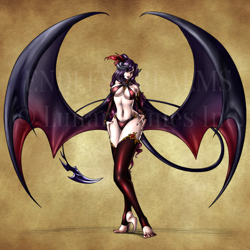 Endless Realms bestiary - Succubus. 