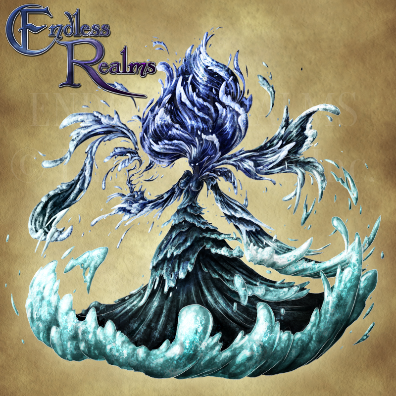 Endless Realms bestiary - Corrupt Water Spirit