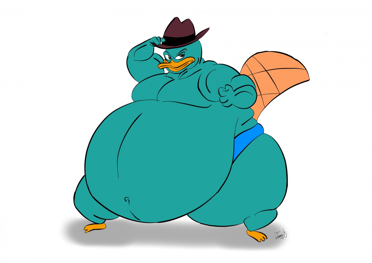 Fat perry the platypus