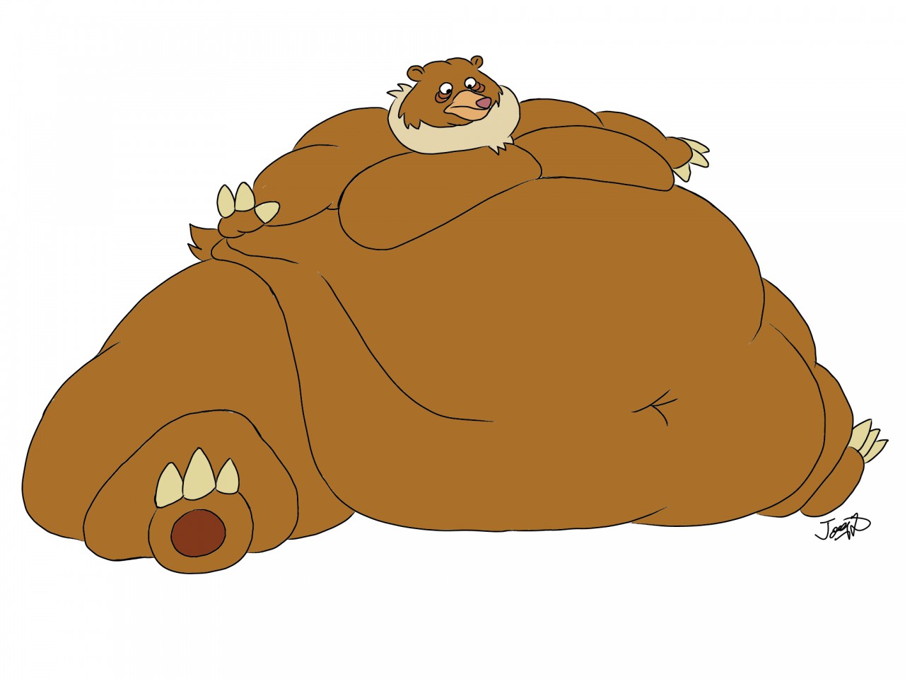 Fat HTF Bear by Joe-Anthro -- Fur Affinity [dot] net