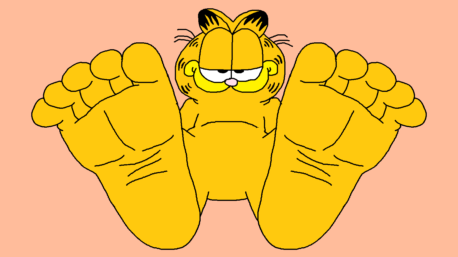 Garfield arlene feet