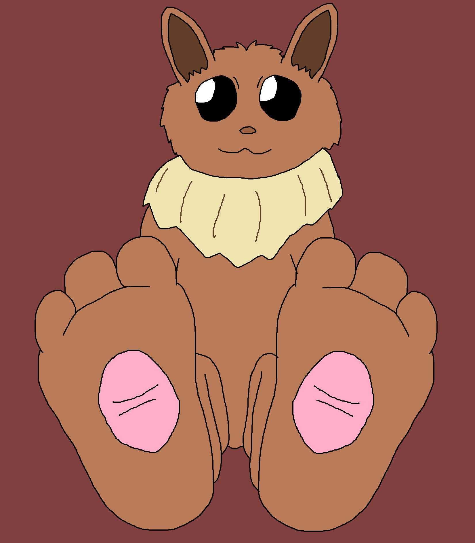 Eevee's Feet Tease by JohnHall -- Fur Affinity [dot] net