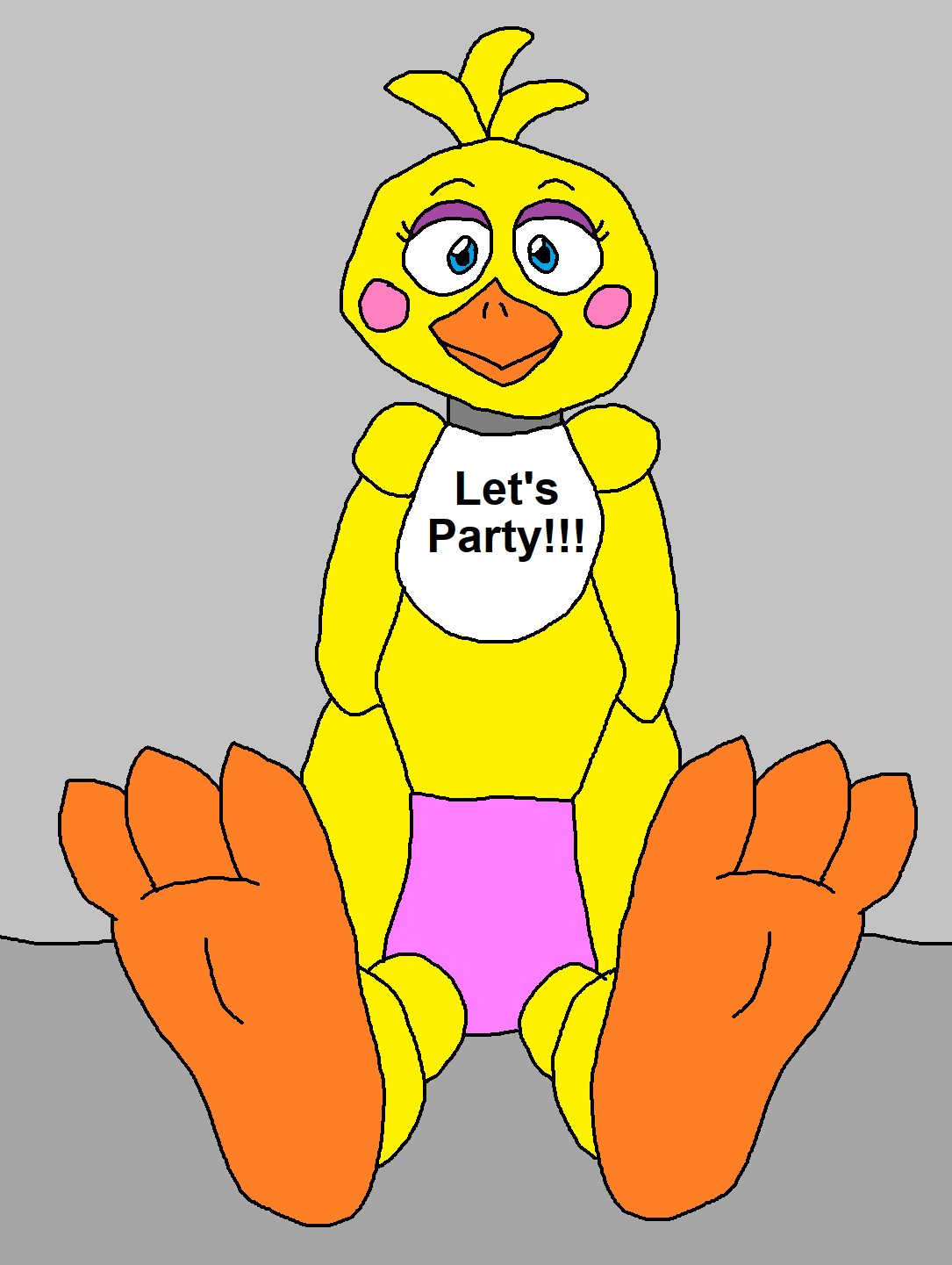 Toy Chica's Feet Tease. 