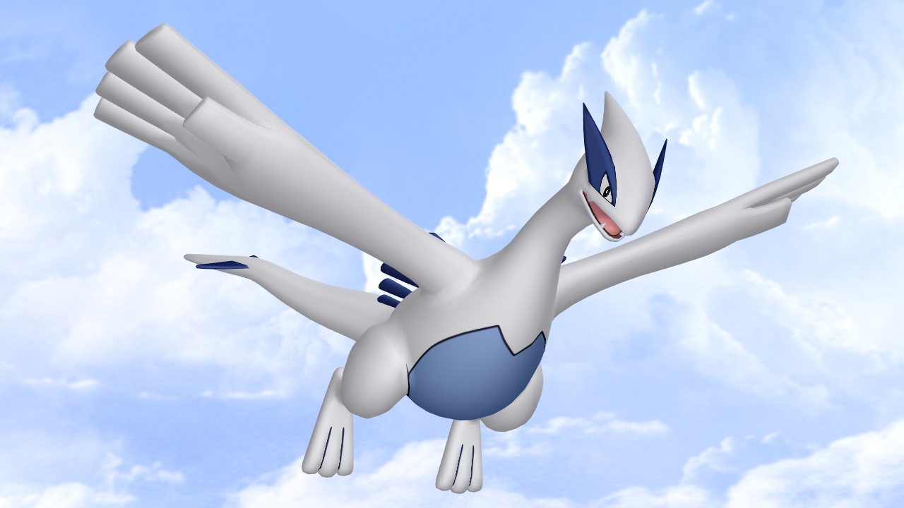 Download Fly Above the Clouds with Lugia.