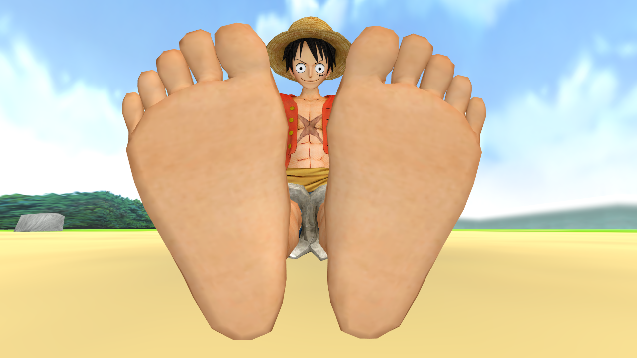 Luffy feet