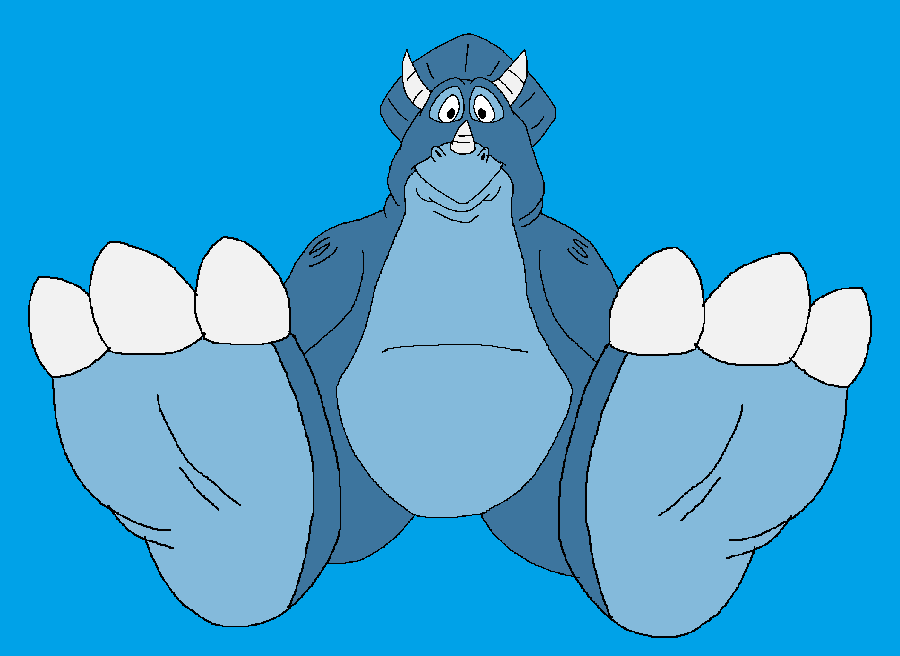 triceratops feet