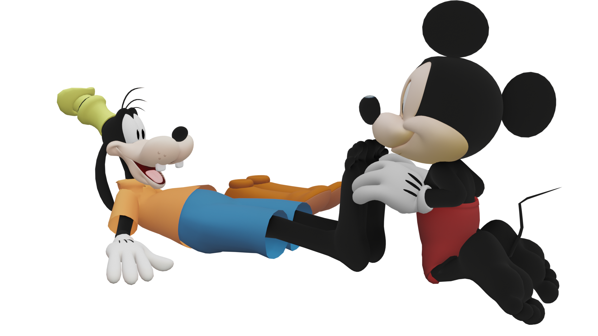 Mickey store and goofy