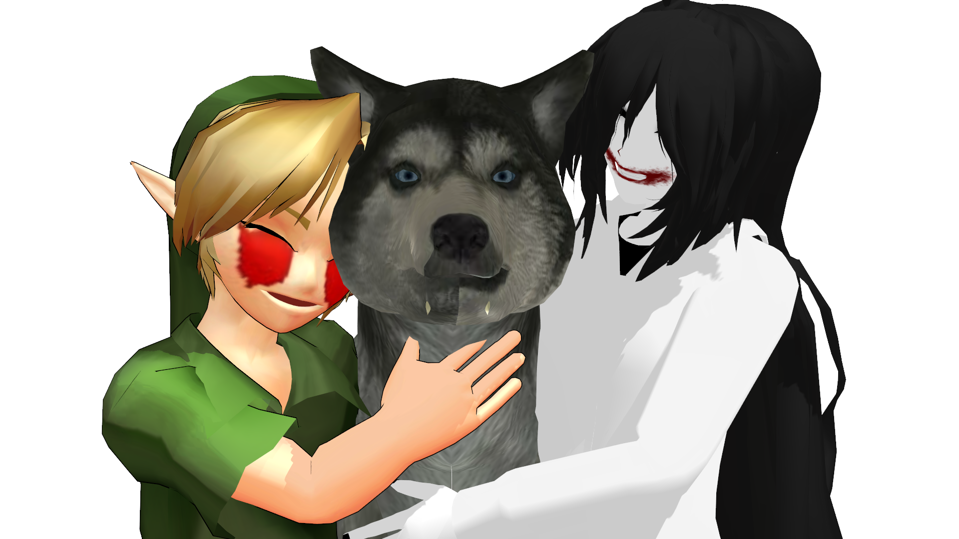 smiley dog and jeff the killer