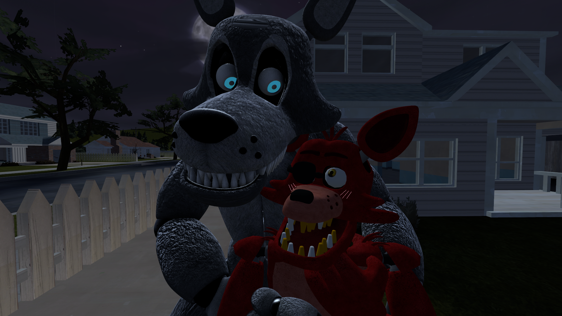 Fnaf wolf. Твистед волк и Фокси. Твистед волк SFM. SFM волк.