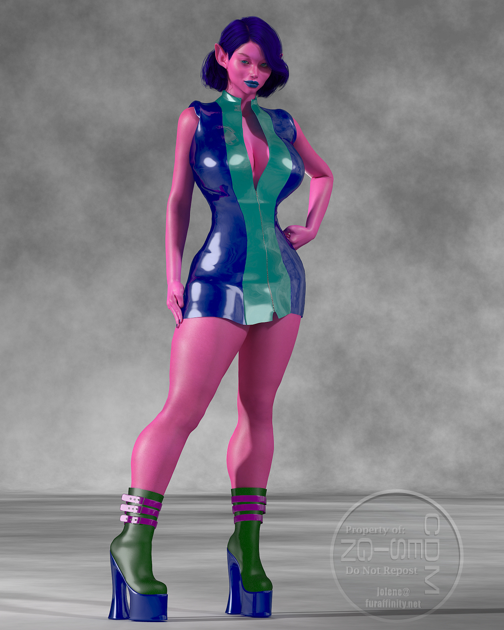 Ithaina, All The Pink by Jolene -- Fur Affinity [dot] net