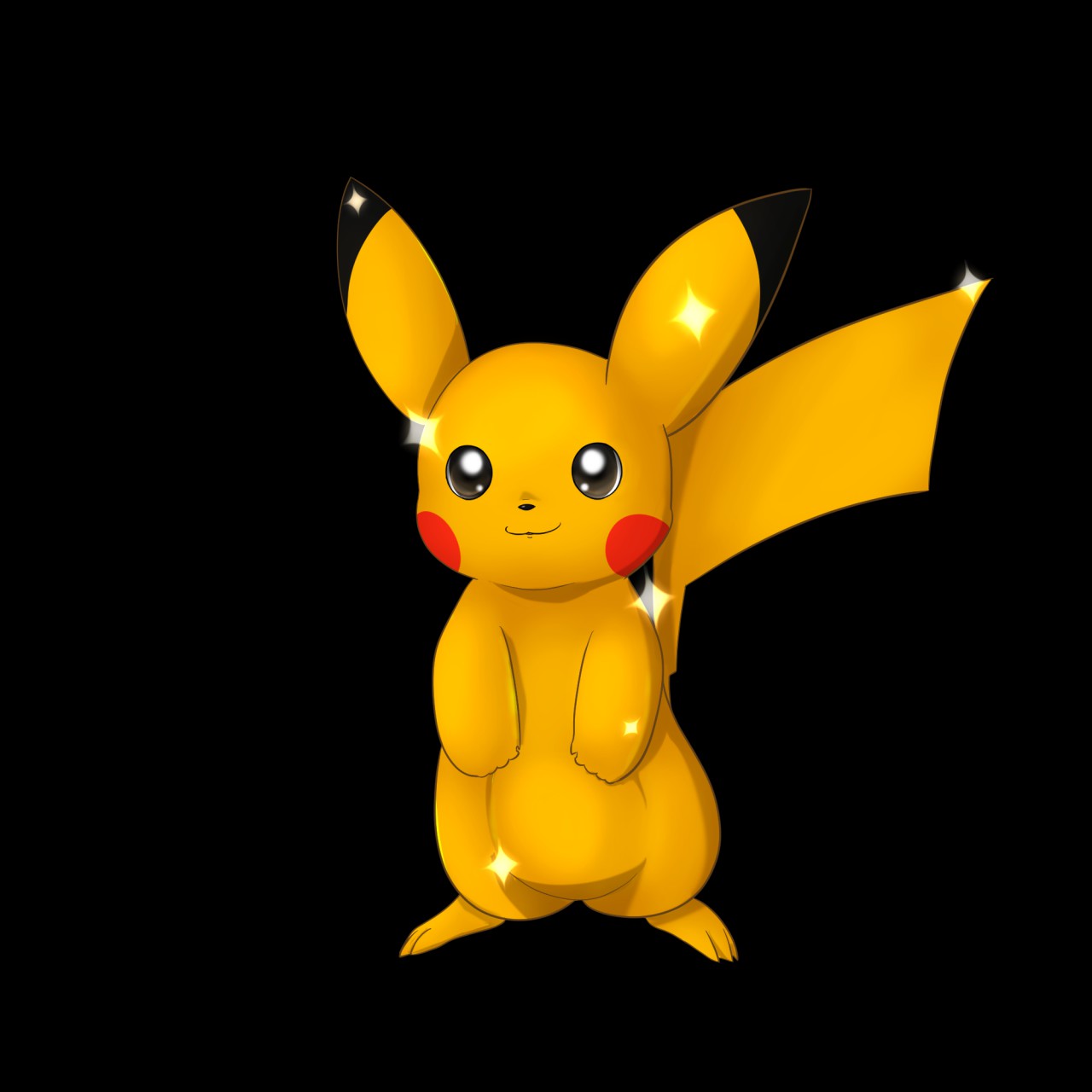 Shiny Pikachu  Pikachu wallpaper, Pikachu, Pokemon art