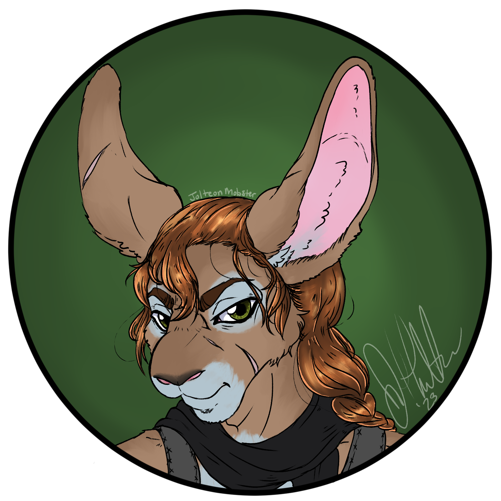 Harengon Rogue Portrait - Koda by Jolteon-Mobster -- Fur Affinity [dot] net