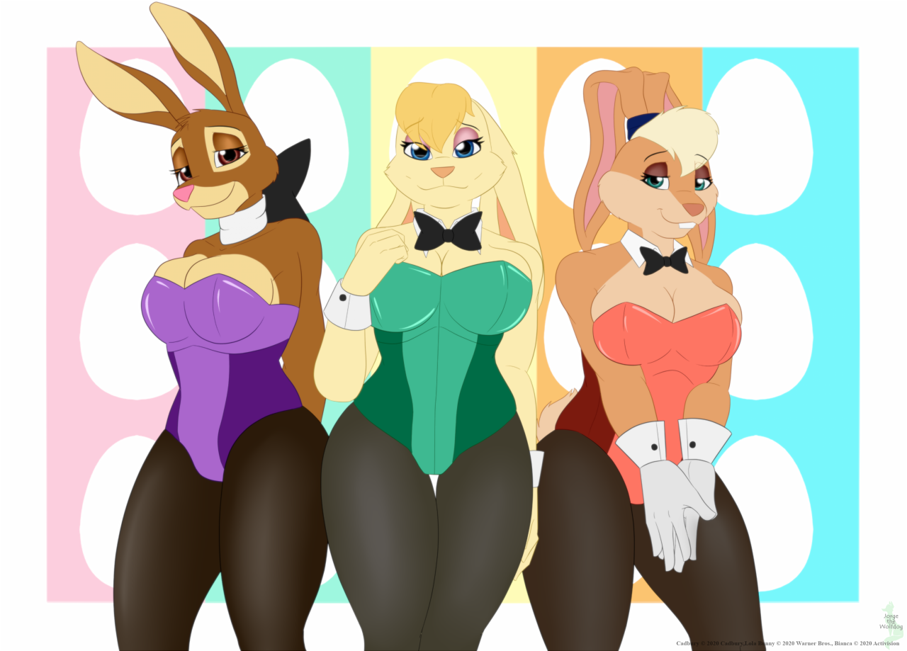 Easter Bunnies 2020 Playmates by Jorge-the-Wolfdog -- Fur Affinity [dot] net